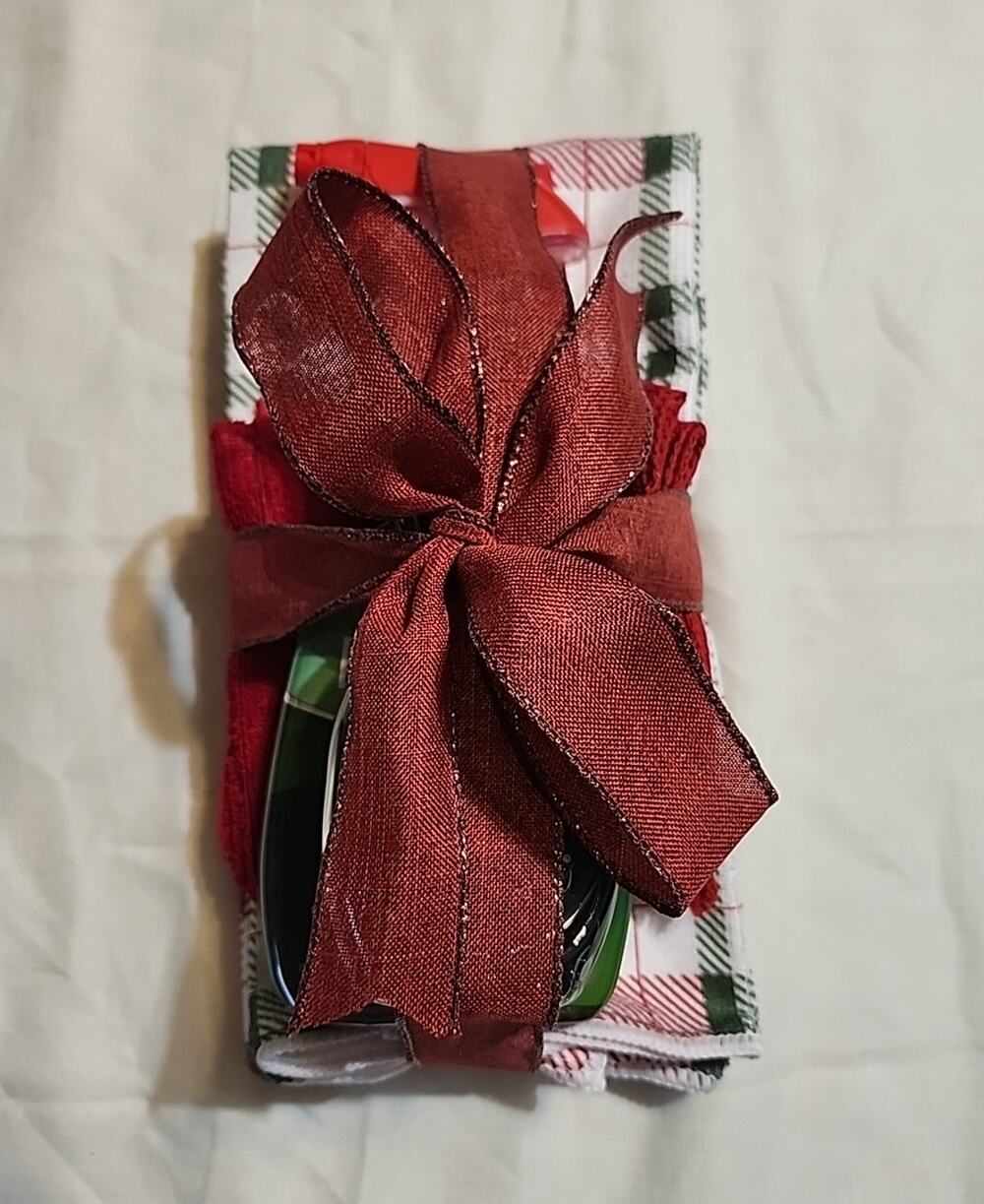 Palmolive Gift Set Dish Towels Hand Towel Palmolive Spray Away & Palmolive Plaid